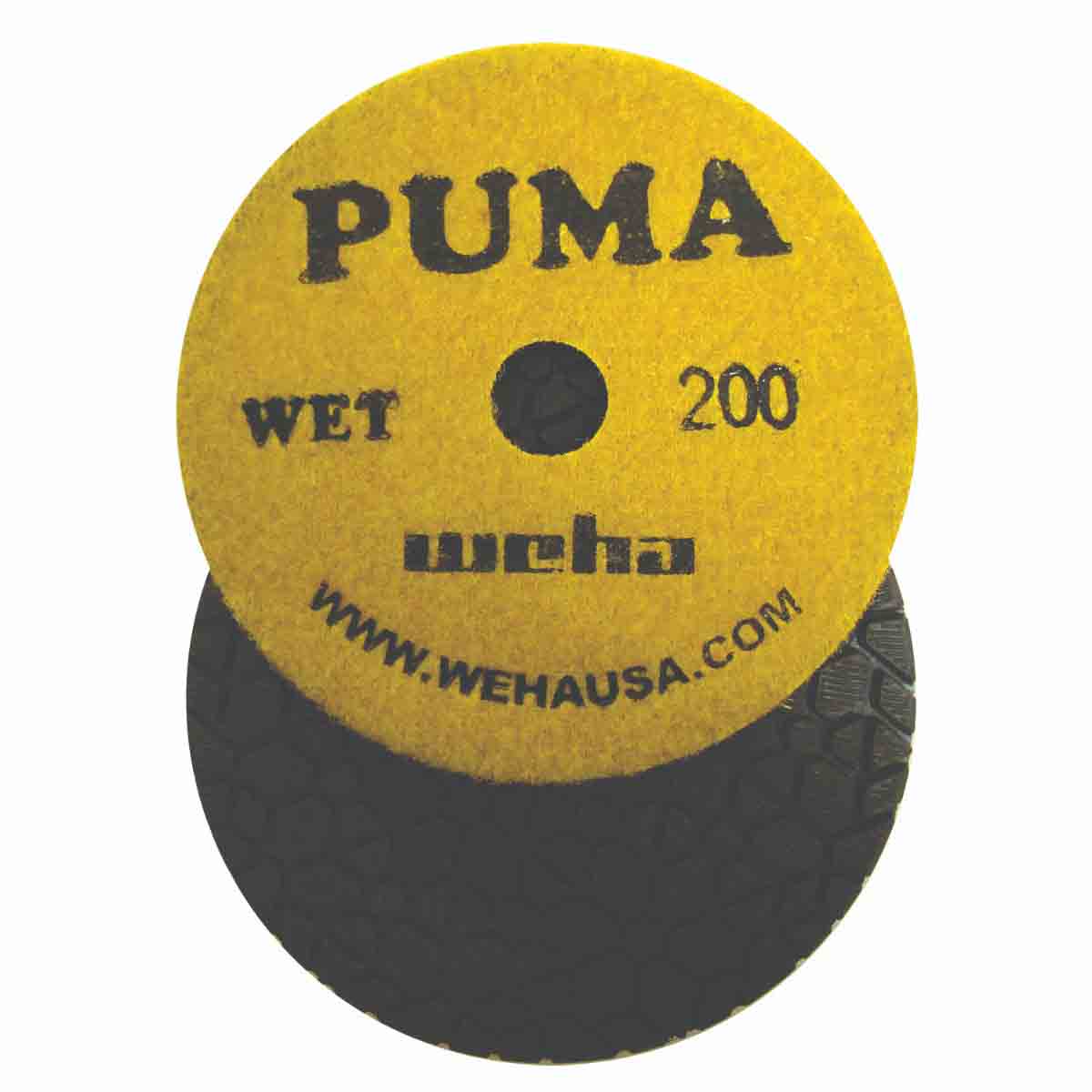 Weha Puma Wet Polish Pad 4", 200 Grit