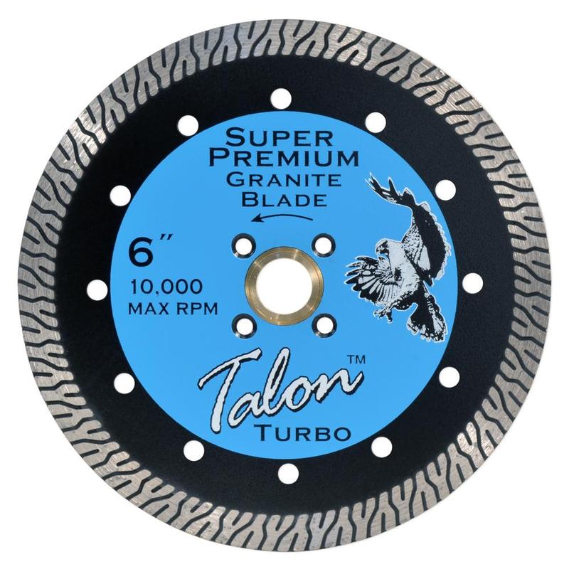 Talon Turbo Diamond Dry Granite Blade, 6"