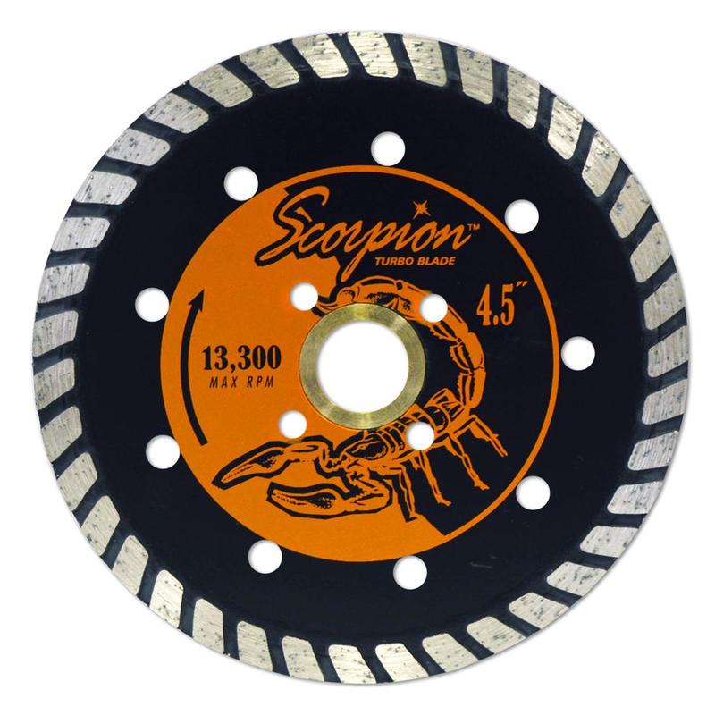 Scorpion Turbo Diamond Dry Granite Blade, 4-1/2"