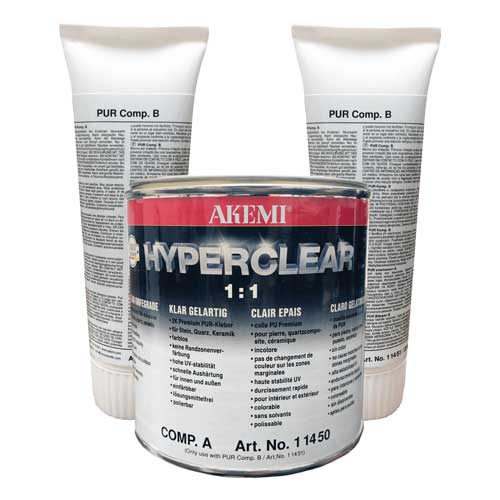 Akemi HyperClear Indoor/Outdoor Knife Grade Adhesive, 1/2 qt