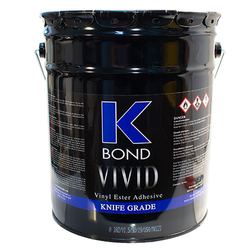 K-Bond Vivid Ultra Low Color Knife Grade Adhesive, 5 Gallons