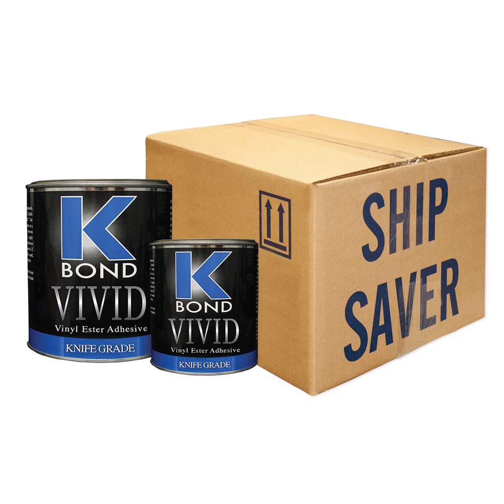 K-Bond Vivid Ultra Low Color Knife Grade Adhesive, Ship Saver, 5 Gallons