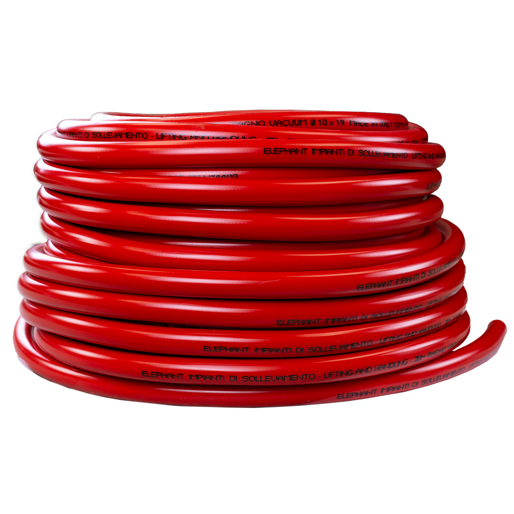 Elephant Replacement Red Vacuum Hose 10mm ID Cut to 1 Meter Piece