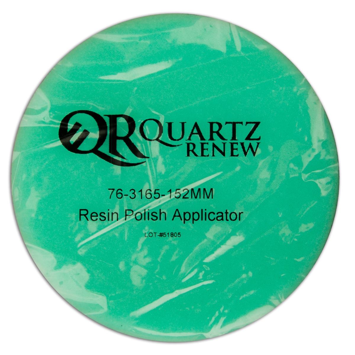 Quartz Renew Green Foam Applicator Pad, 6-1/2", #2