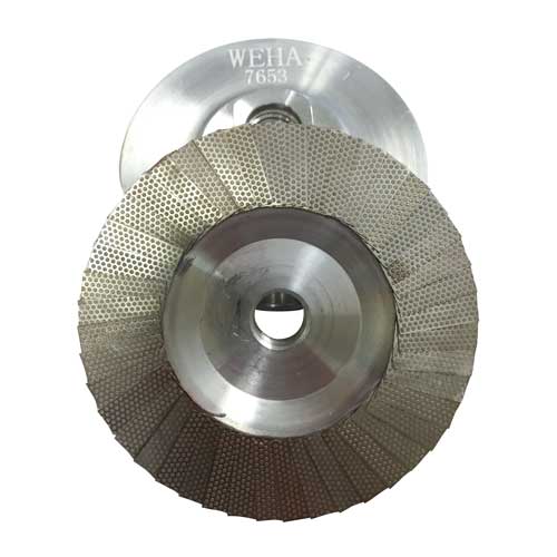 Weha Flap Diamond Cup Wheel, 4", 400 Grit