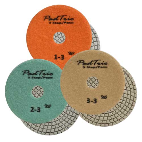 DS 3-Step Wet Polishing Pads