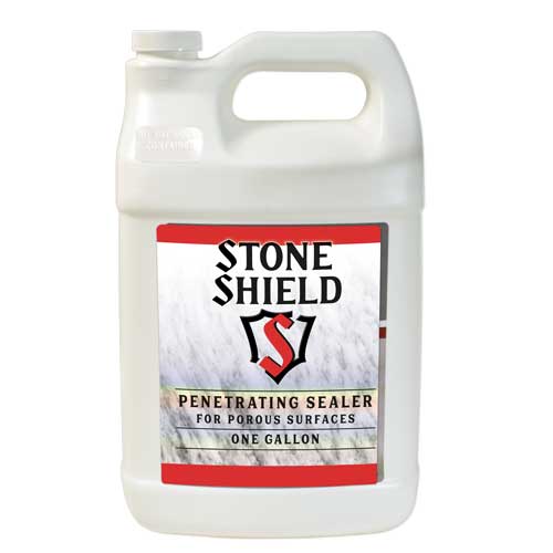 Stone Shield Penetrating Sealer For Porous Surfaces, 1 Gal