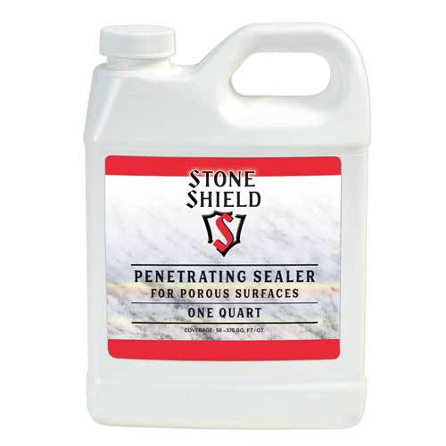 Stone Shield Penetrating Sealer For Porous Surfaces, 1 qt