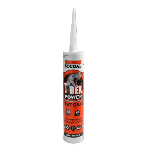 T-Rex Power Fast Grab Adhesive Sealant White