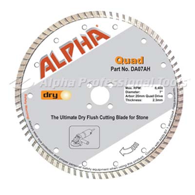 Alpha Dry Quad Blade, 4"