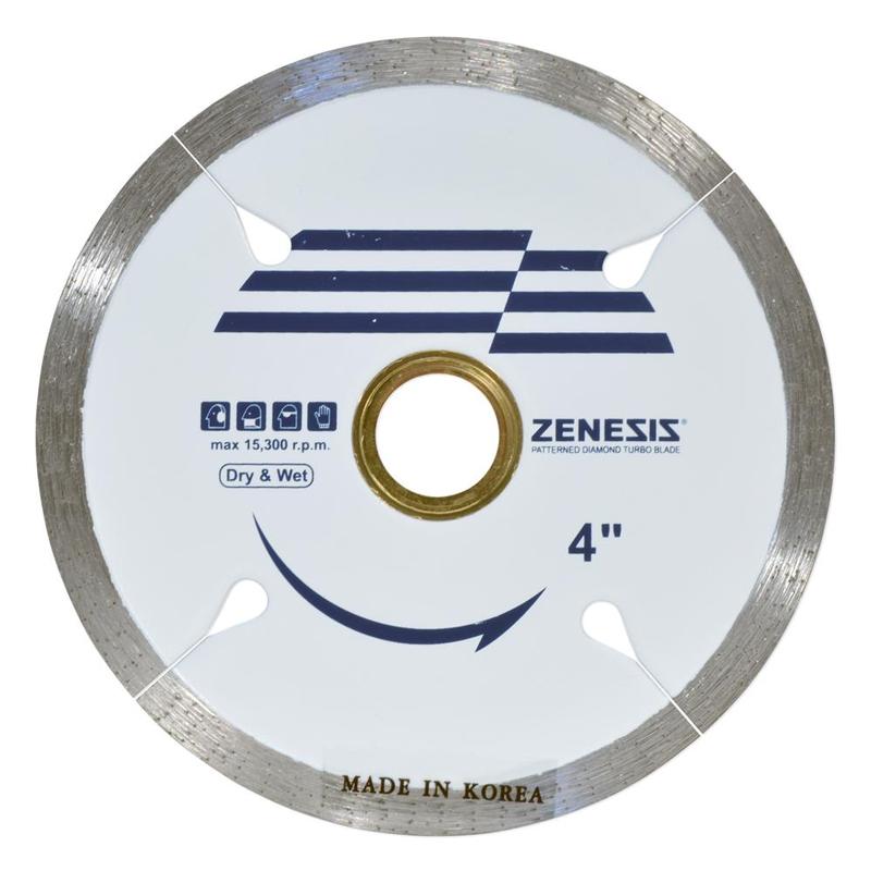 Zenesis Continuous Rim Porcelain Dry Blade, 4"