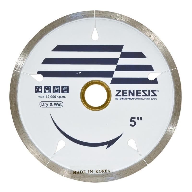Zenesis Continuous Rim Porcelain Dry Blade, 5"