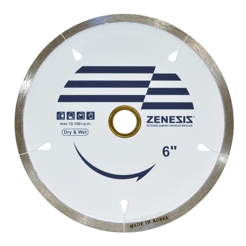 Zenesis Continuous Rim Porcelain Dry Blade, 6"