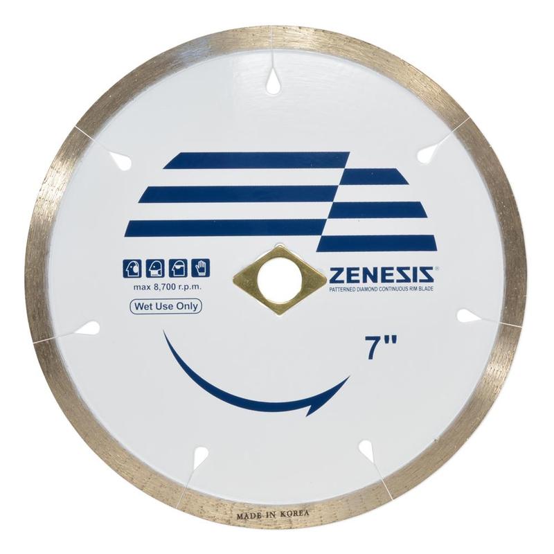 Zenesis Continuous Rim Porcelain Wet Blade, 7"