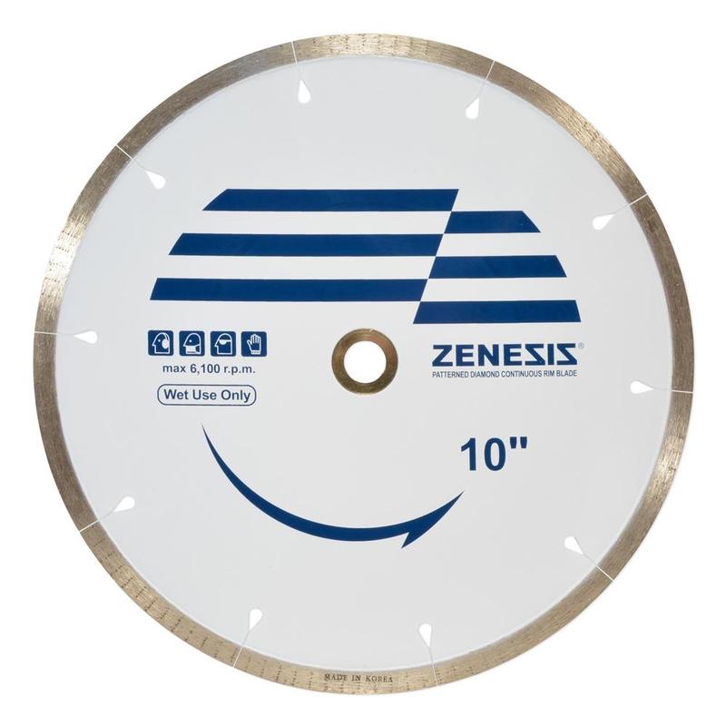 Zenesis Continuous Rim Porcelain Wet Blade, 10"