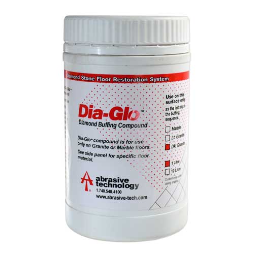 Dia-Glo D Polishing Powder For Dark Granite, 1 L