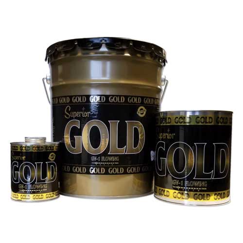 Superior Gold Flowing Adhesives