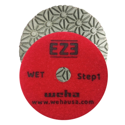 Weha 3-Step EZ3 Wet Polishing Pad, 4", Step 1