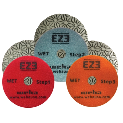Weha 3-Step EZ3 Wet Polishing Pads