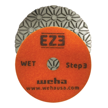 Weha 3-Step EZ3 Wet Polishing Pad, 4", Step 3