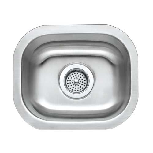 Envy Stainless Steel Sink, 18 Gauge, Small Bar, 15-1/16" (L) x 12-11/16" (H) x 7" (D)