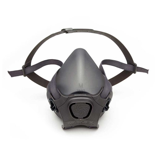 Moldex 7800 Half Mask Respirator, Silicone, Medium, No Filters