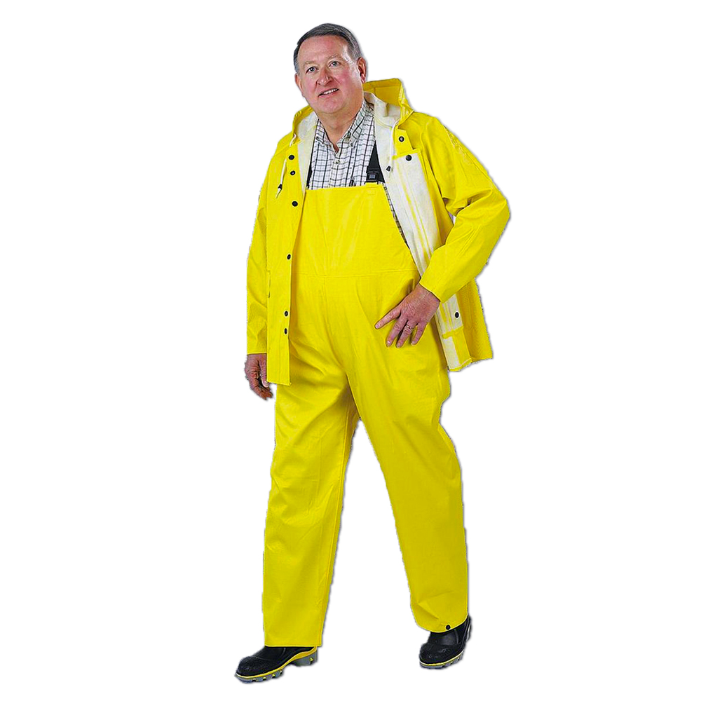 BB Industries LLC Webtex 3 Piece Heavy Duty Ribbed Rain Suit Set