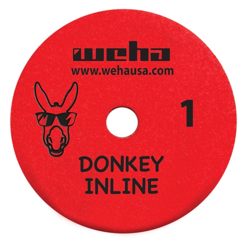 Weha Donkey Inline Velcro Pad, 6", Step 1
