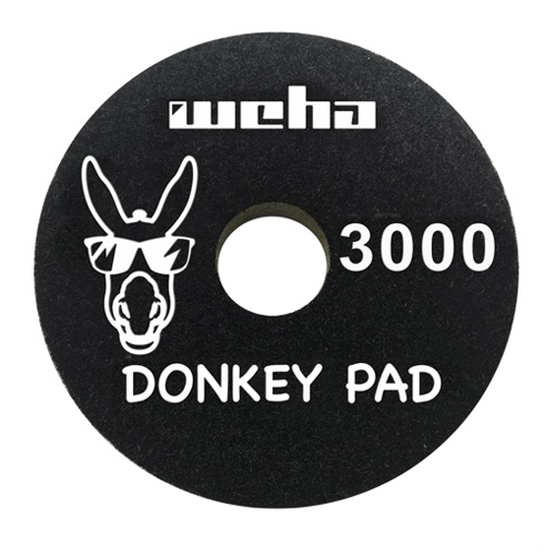 Weha Donkey Inline Pad, 6", 3000 Grit