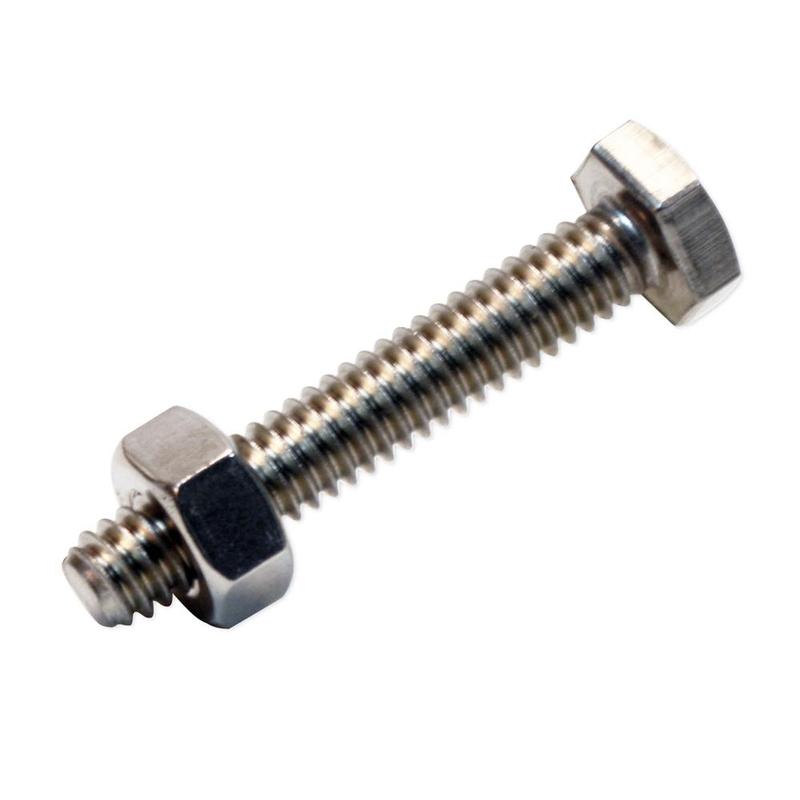 Anchor Bolt 1/4" x 1-1/2" With Lock Washer & Washer Nut (Box of 50)