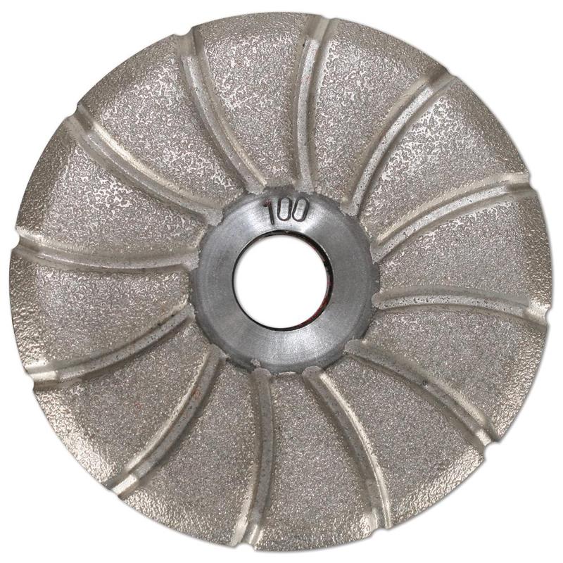 Vacuum Brazed Lippage Disc, 3", 100 Grit (CEM3-100BR)