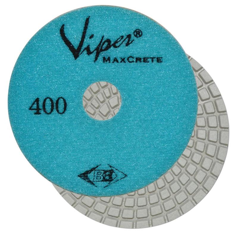 Viper 7-Step MaxCrete Dry Polishing Pad For Concrete, 3", 400 Grit