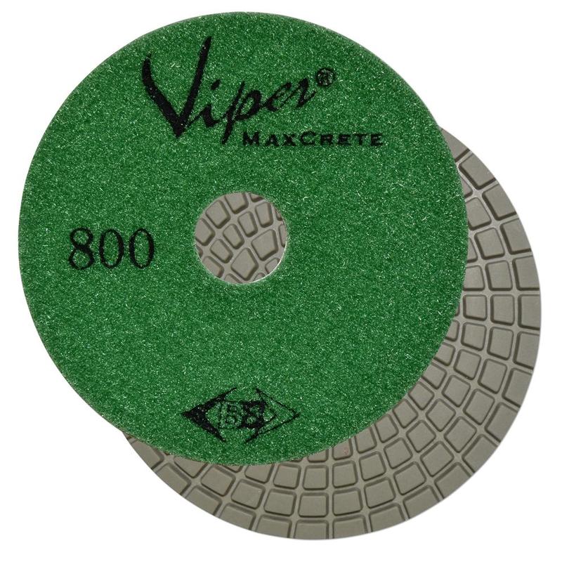Viper 7-Step MaxCrete Dry Polishing Pad For Concrete, 3", 800 Grit