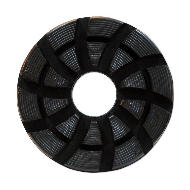 GlossFire-F (Toro F) Flat Edge Resin Polishing Wheel, 4", 100 Grit