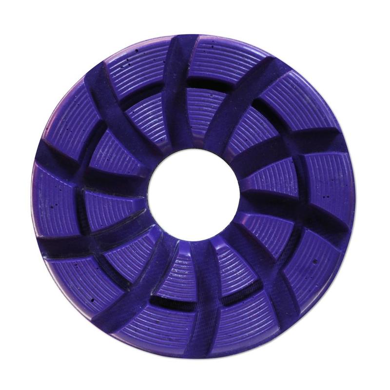 GlossFire-F (Toro F) Flat Edge Resin Polishing Wheel, 4", Buff Grit
