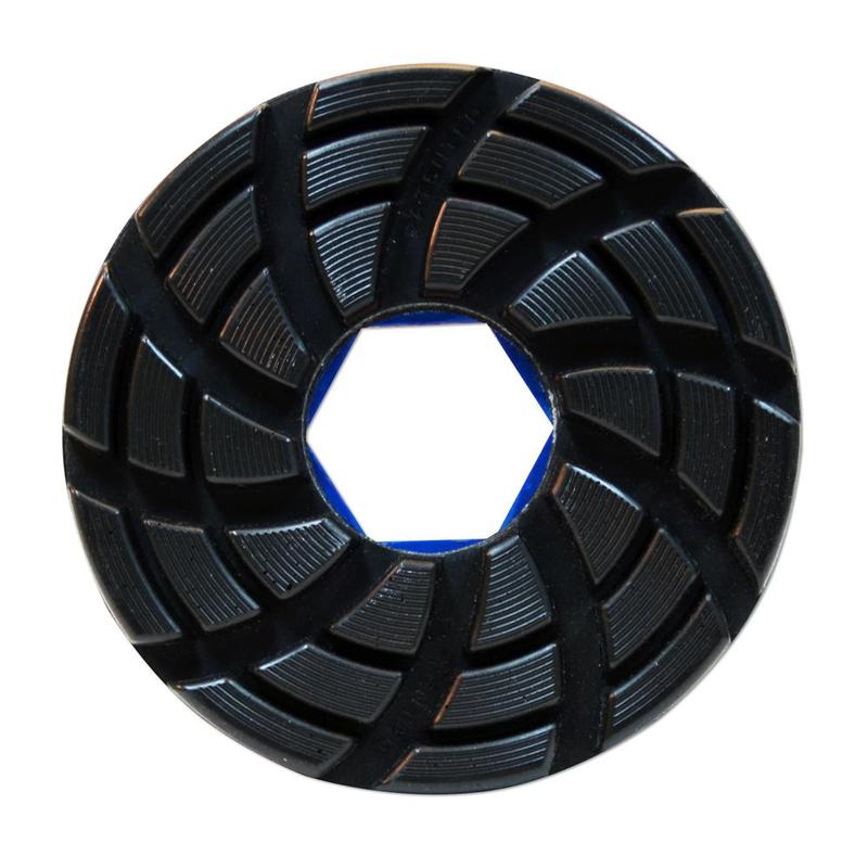 GlossFire-F (Toro F) Flat Edge Resin Polishing Wheel, 6", 100 Grit