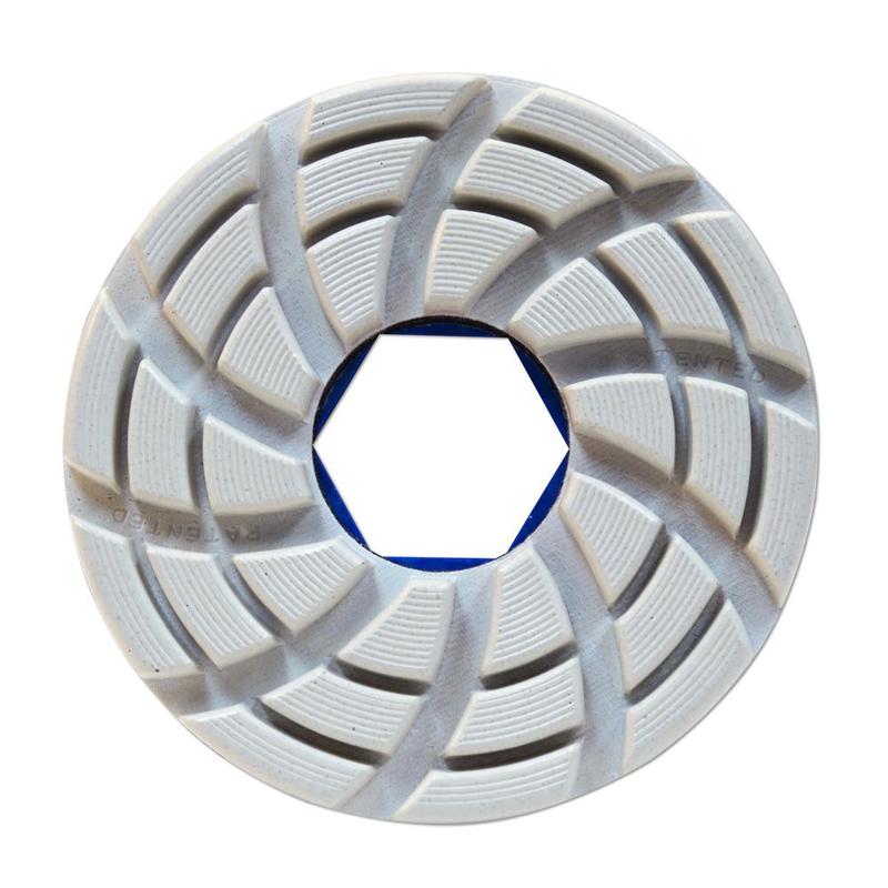 GlossFire-F (Toro F) Flat Edge Resin Polishing Wheel, 6", 1000 Grit