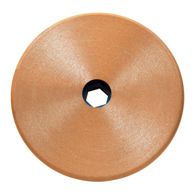 GlossFire-B (Toro B) Multi Edge Copper Polishing Wheel, 6", 200 Grit