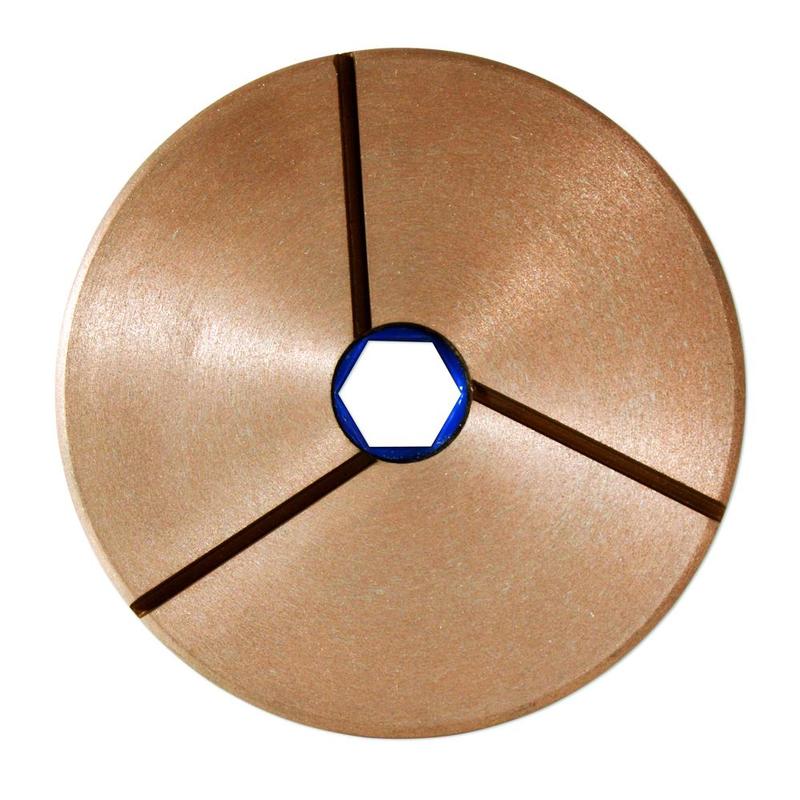 GlossFire-B (Toro B) Multi Edge Copper Polishing Wheel, 5", 400 Grit