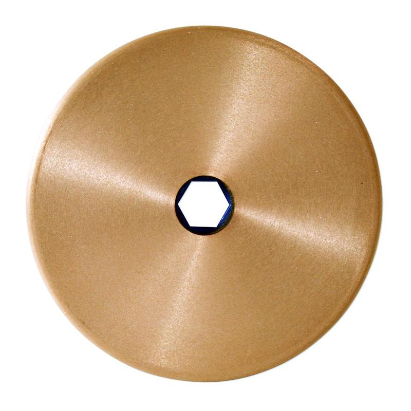 GlossFire-B (Toro B) Multi Edge Copper Polishing Wheel, 6", 400 Grit