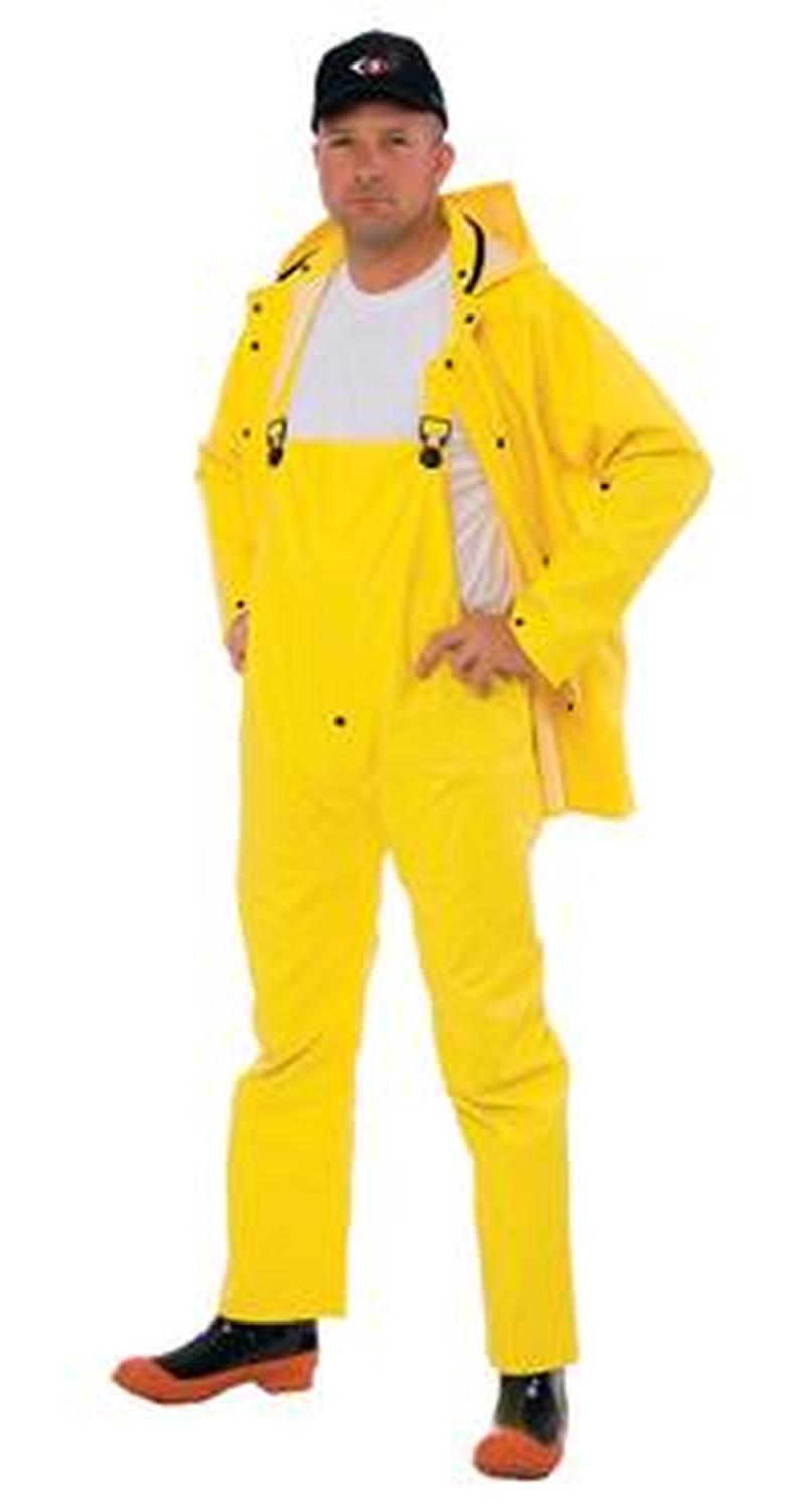 Cordova 3 Piece Medium-Duty Fabricator's Rain Suit Set, 3X-Large (Bib Pants)