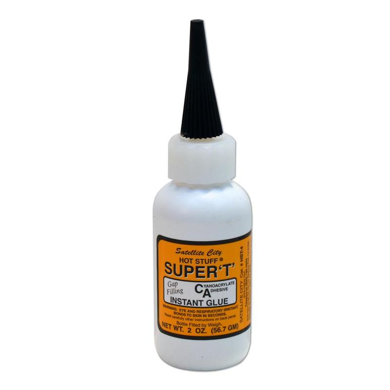 Hot-Stuff Super T Syrup Clear Viscosity Instant Glue, 2 Oz. (HST-4)