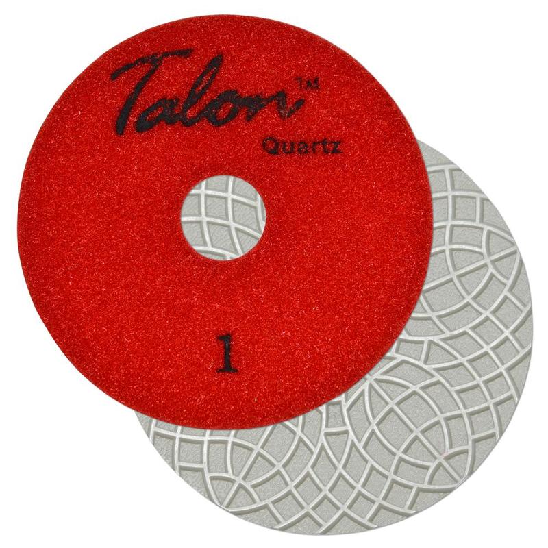 Talon 4-Step Quartz Polishing Pad, 4", Step 1