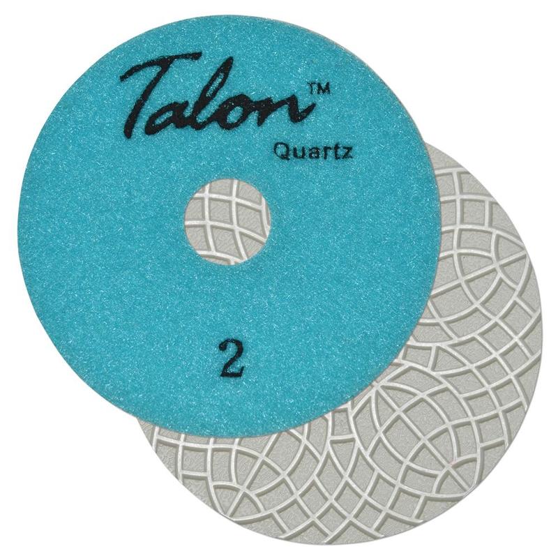 Talon 4-Step Quartz Polishing Pad, 4", Step 2