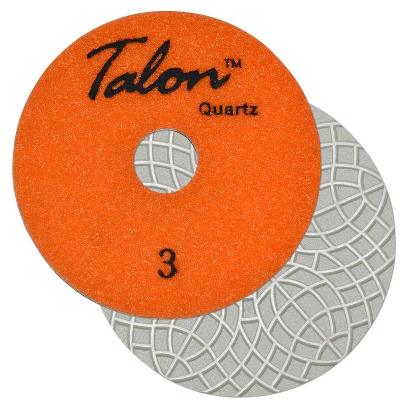 Talon 4-Step Quartz Polishing Pad, 4", Step 3