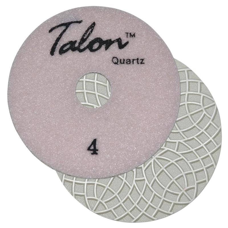 Talon 4-Step Quartz Polishing Pad, 4", Step 4