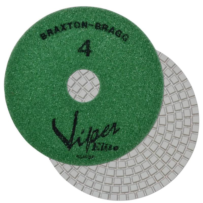 Viper Elite 6-Step Diamond Granite Wet Polishing Pad, 3", Step 4