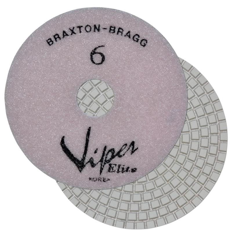 Viper Elite 6-Step Diamond Granite Wet Polishing Pad, 3", Step 6