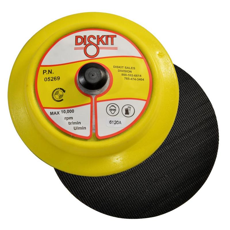 Diskit Flexible Velcro Back-Up Pad, 5"
