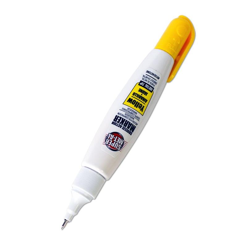 SKM Industrial Grade Yellow Paint Marker w/ Metal Tip (#01324)